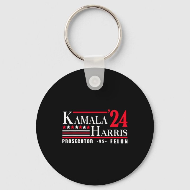 Harris 24 Prosecutor Vs Felon  Key Ring (Front)
