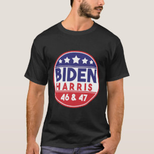 Harris 46 47 Democrat Merchandise Biden Harris T-Shirt