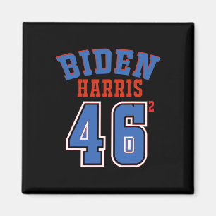 Harris 46 Squared Joe Biden 46th President Of Usa Magnet