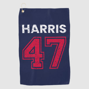 Harris 47 I - Kamala Harris For President Golf Towel