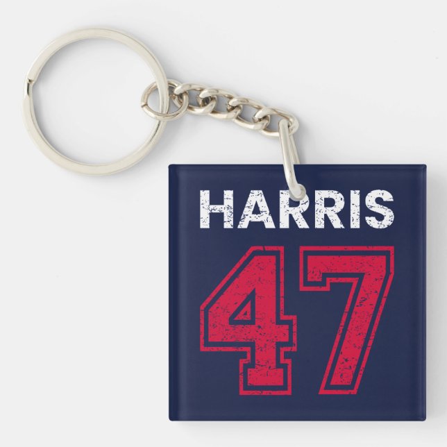 Harris 47 I - Kamala Harris For President Key Ring (Front)