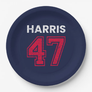 Harris 47 I - Kamala Harris For President Paper Plate