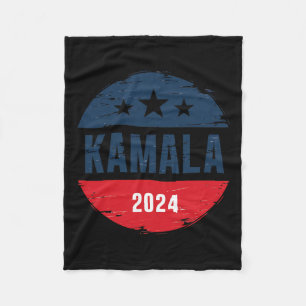 Harris 47 Th President Usa America 2024 Election 1 Fleece Blanket
