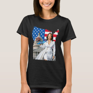 Harris 47 Th President Usa America 2024 Election T-Shirt