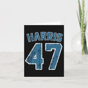 Harris 47 Vintage - Harris 2024 - Kamala 2024 Card