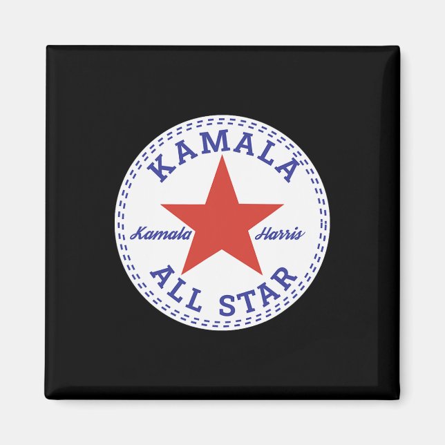 Harris All Star Logo  Magnet (Front)