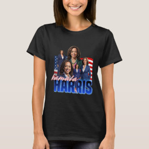 Harris American Flag Bootleg  T-Shirt
