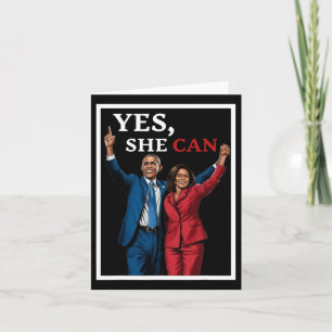 Harris And Barack Obama Forward 2024 Election  Card