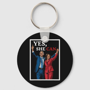 Harris And Barack Obama Forward 2024 Election  Key Ring