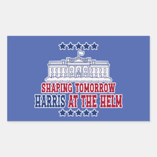 Harris At the Helm- Vote for Intergrity Rectangular Sticker