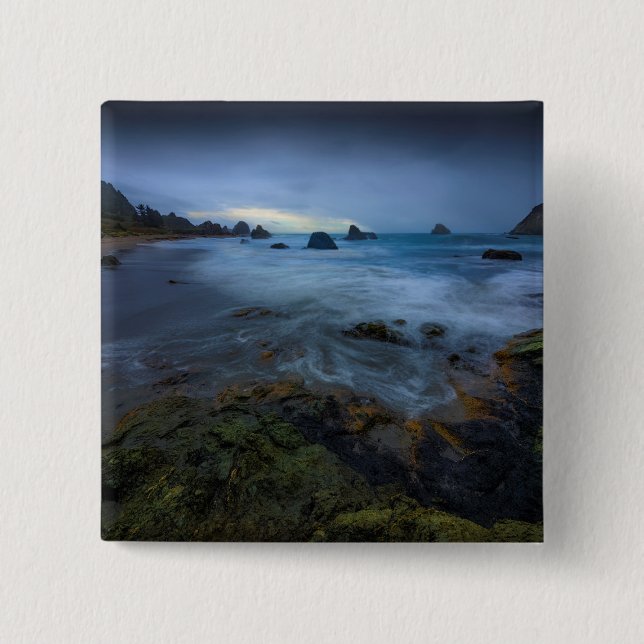 Harris Beach State Park | Oregon 15 Cm Square Badge (Front)