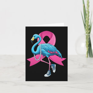 Harris Breast Cancer Awareness Season Flamingo Card