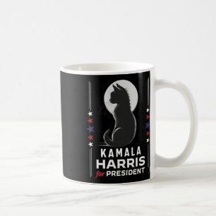 Harris Cat Ladies Vote Positive Funny 2024 Coffee Mug