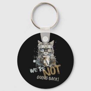 Harris Childless Cat Lady We're Not Going Back Key Ring