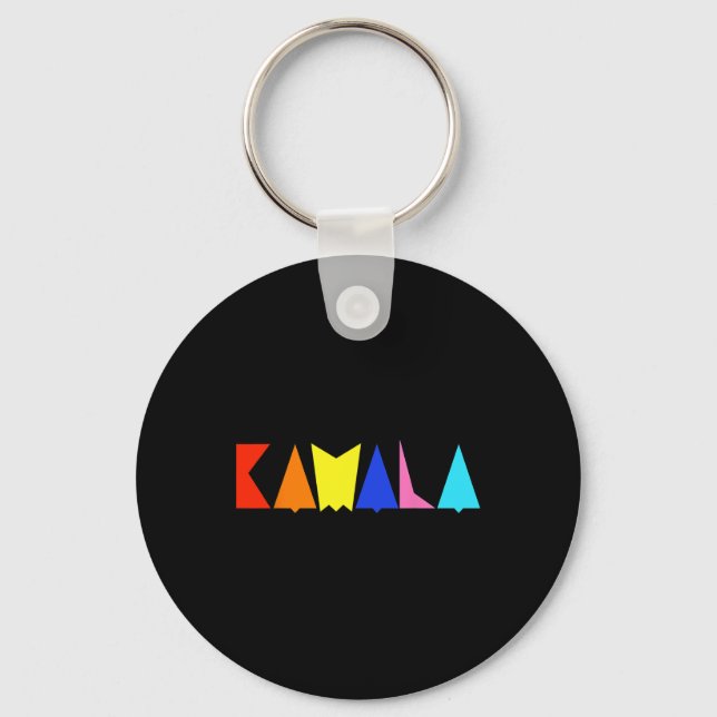 Harris Coloured Tipoteca Lettering  Key Ring (Front)