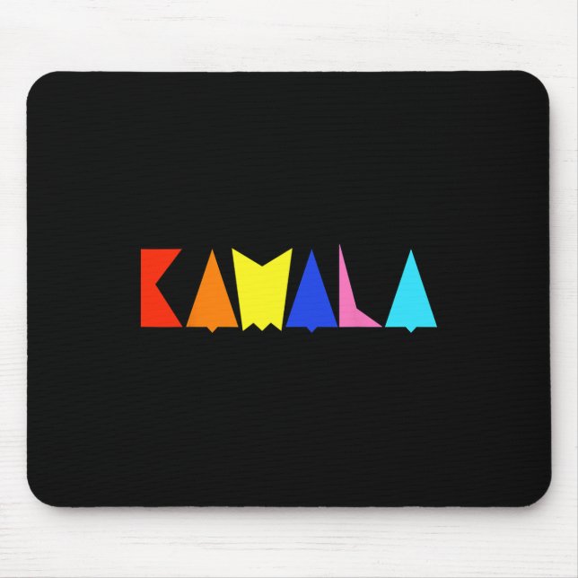 Harris Coloured Tipoteca Lettering  Mouse Pad (Front)