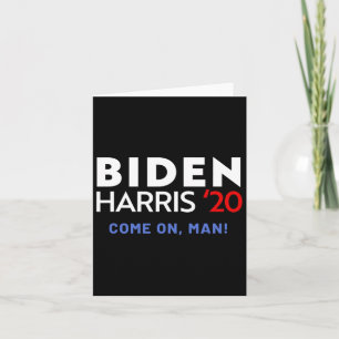 Harris Come On Man Liberal Democrat 2020 Election Card
