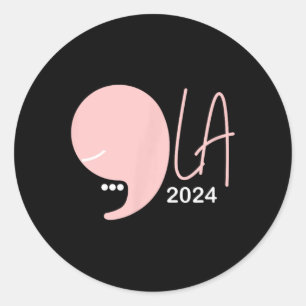 Harris Comma La Pearls Classic Round Sticker