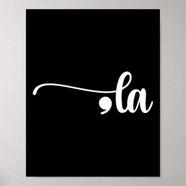 Harris Comma La Punctuation La  Poster (Front)