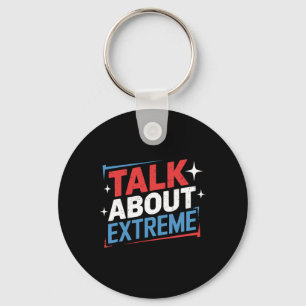 Harris Election Campaign Talk About Extreme Key Ring