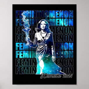 Harris Femininomenon 2024 Freedom Lady Liberty Tor Poster