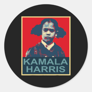 Harris First Female Vice President Inauguration Da Classic Round Sticker