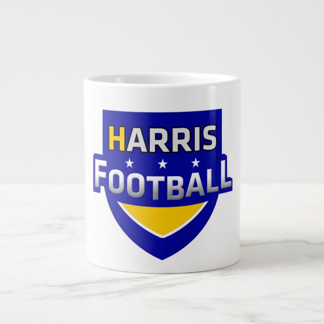 Harris Football Coffee Cup (Front)