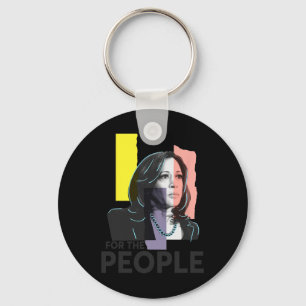 Harris For People 2024 Election President Key Ring