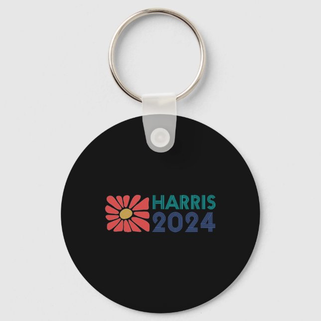 Harris For President 20244  Key Ring (Front)