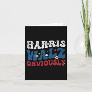 Harris For President 2024 Card
