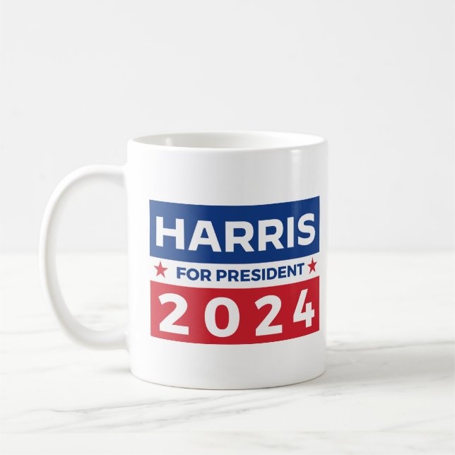 Harris for President 2024 Coffee Mug (Left)