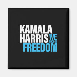 Harris For President 2024 Election Campaign Freedo Magnet