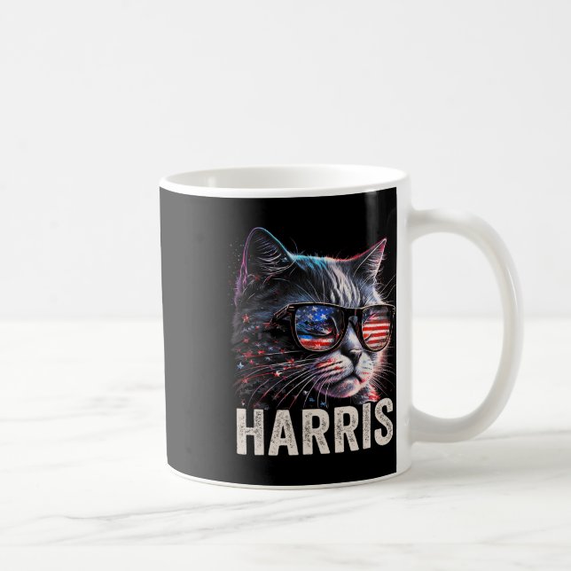 Harris For President 2024 Kamala Walz 2024 Preside Coffee Mug (Right)