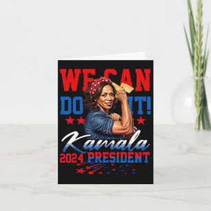 Harris For President 2024 We Can Do It! Card