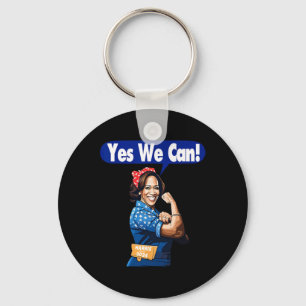 Harris For President 2024 Yes We Can Key Ring