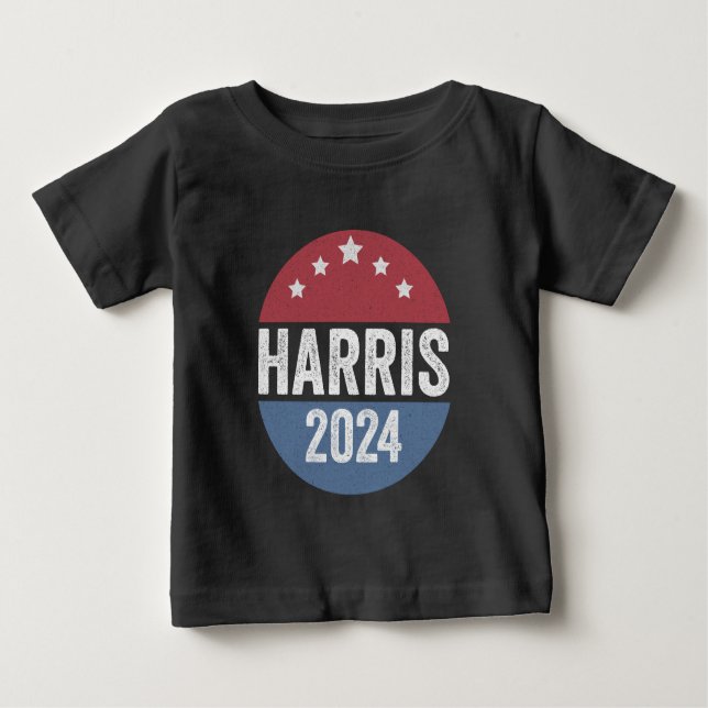 Harris For President Election Democrats American  Baby T-Shirt (Front)