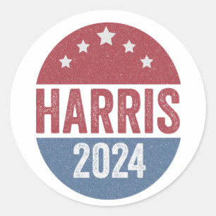 Harris For President Election Democrats American Classic Round Sticker
