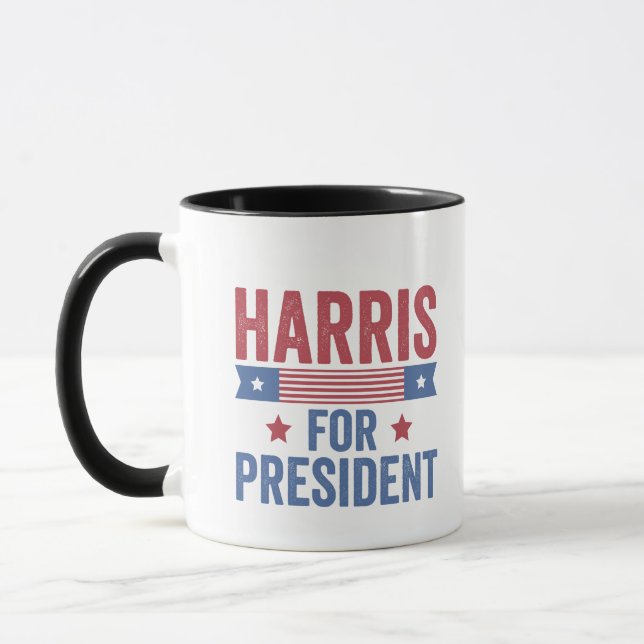 Harris For President Election Democrats American  Mug (Left)