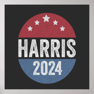 Harris For President Election Democrats American Poster