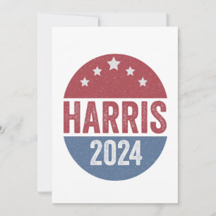 Harris For President Election Democrats American Thank You Card