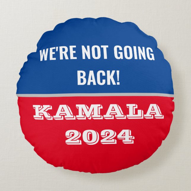 Harris for President Round Button, 2¼ Inch Cushion (Front)