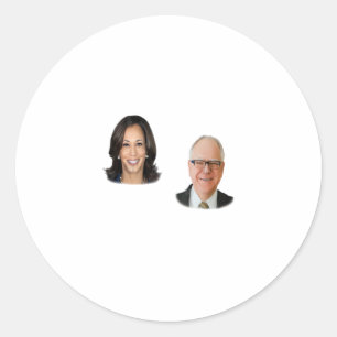 Harris For President Walz For Vice President - Har Classic Round Sticker