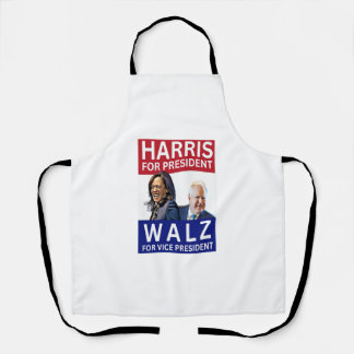 Harris For President Walz For Vice President Kamal Apron