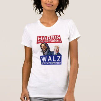 Harris For President Walz For Vice President Kamal T-Shirt