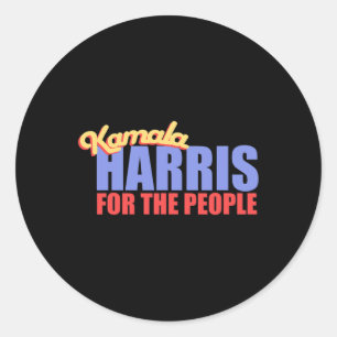 Harris For The People 2020 Vice President Election Classic Round Sticker