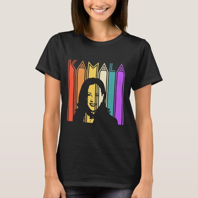 Harris Gift Retro Art Portrait Silhouette Harris 2 T-Shirt (Front)