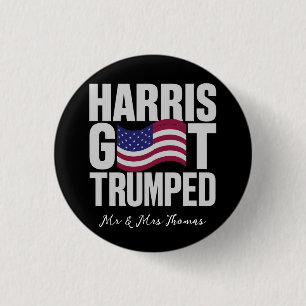 Harris Got Trumped The Ultimate Political Humour 3 Cm Round Badge