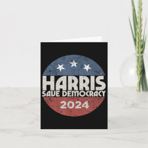 Harris- Harris 2024 Us Flag Democratic President 1 Card