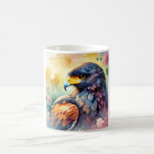 Harris hawk 180724AREF131 - Watercolor Coffee Mug