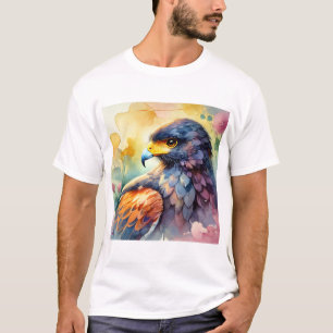 Harris hawk 180724AREF131 - Watercolor T-Shirt